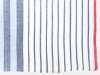 Dettaglio - Sciarpe primaverili estive - sciarpa foulard a righe azzurre e rosse
