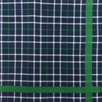 Variante verde - fazzoletti di cotone scozzesi da uomo con riga spessa