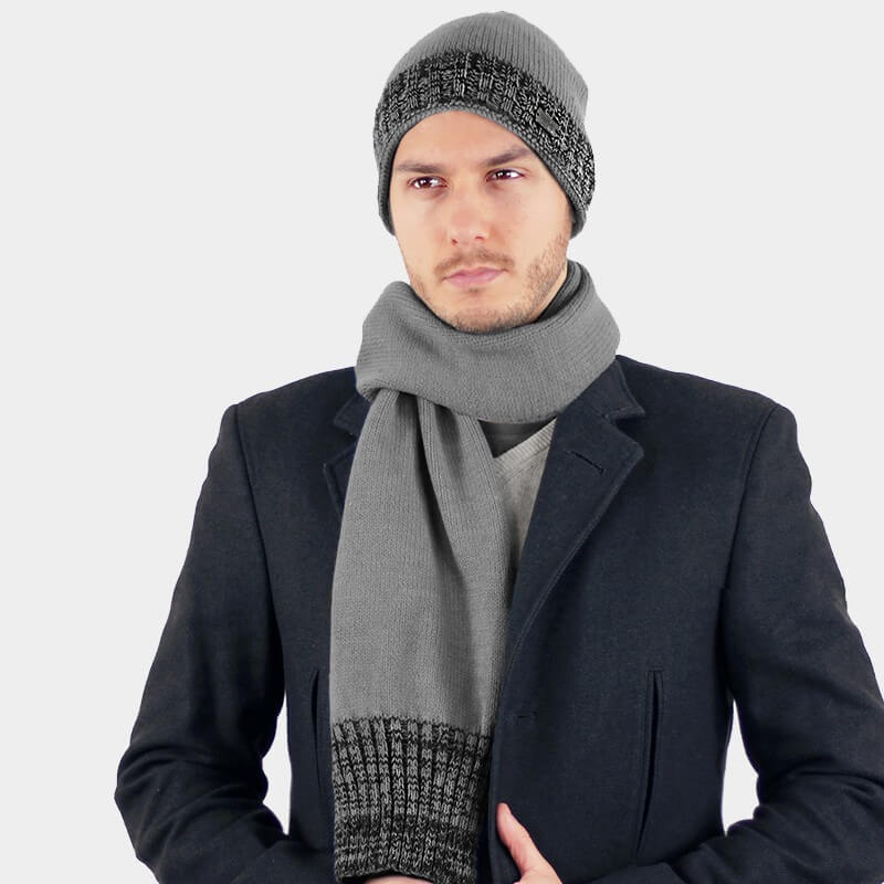 Completo da uomo con bordi sale e pepe - Colombo Milano 1911 grigio