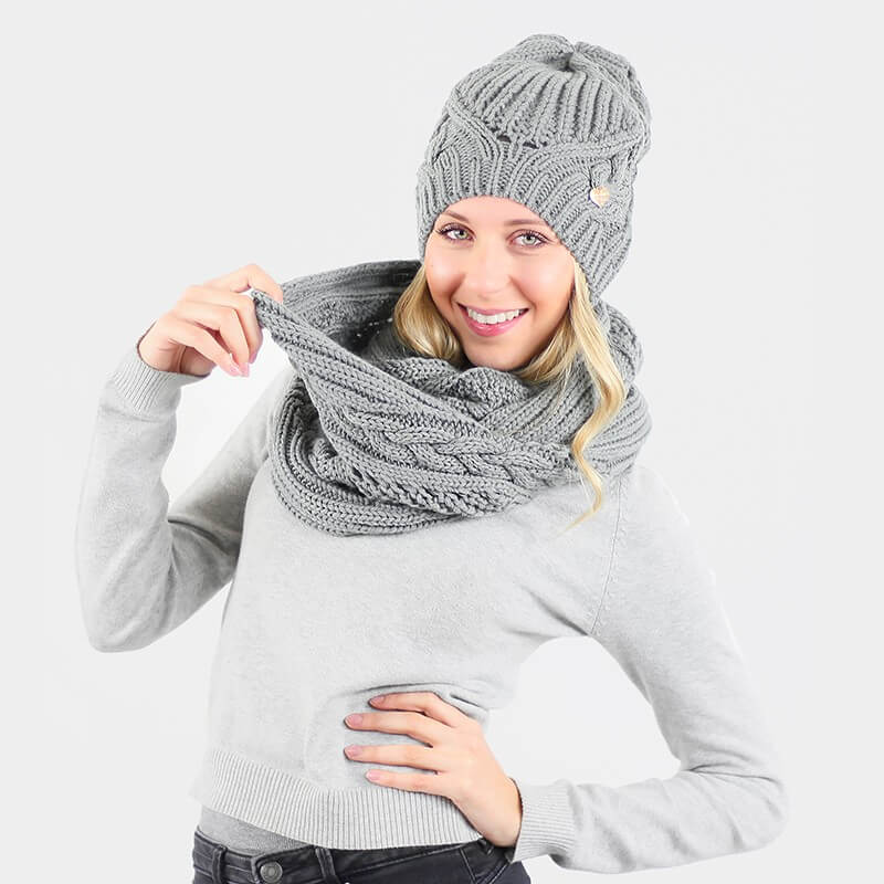 Cappello da donna con trecce oversize - Colombo Milano 1911 - grigio