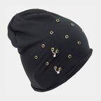 Cappello con piercing di strass e interno in pile - Colombo Milano 1911