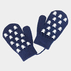 Muffole da neonato con orsetti - blu