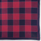 Variante rossa - Scozia - fazzoletto di cotone da uomo a quadrettoni