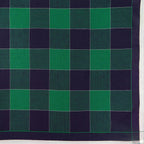 Variante verde - Scozia - fazzoletto di cotone da uomo a quadrettoni