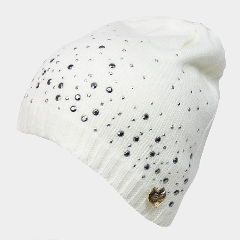Cappello con pioggia di strass - Colombo Milano 1911 panna