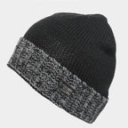 Cappello con risvolto sale e pepe - Colombo Milano 1911 nero