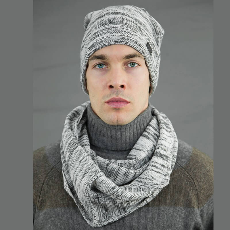 Modello - Cappello da uomo bicolore casual