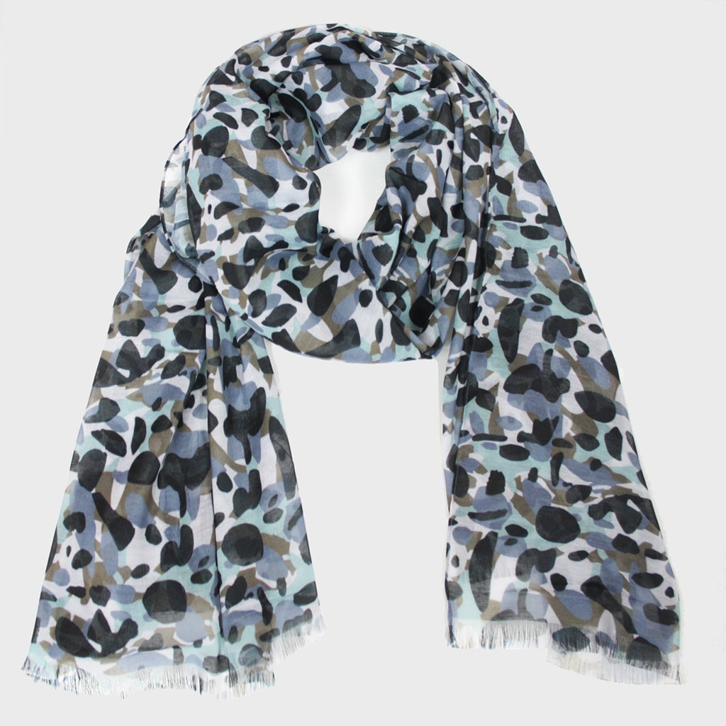 Sciarpa leggera - pashmina stampa multicolor - carta da zucchero