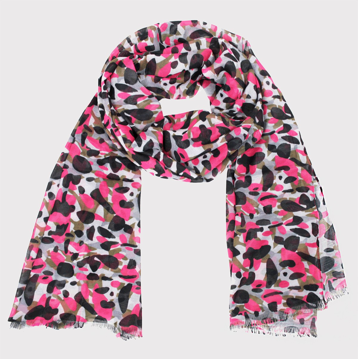 Sciarpa leggera - pashmina stampa multicolor