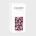 Scatola regalo - pashmina stampa multicolor - rosa