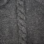 Cappello e scaldacollo con treccia centrale