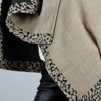 Poncho con bordo leopardato - Colombo Milano 1911 - dettaglio