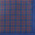 Variante blu - Scozia - fazzoletto di cotone da uomo a fantasia scozzese