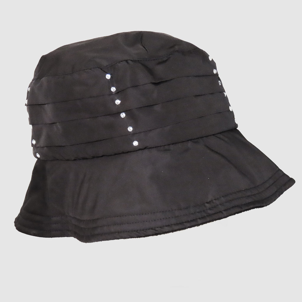 Cappello da pioggia con strass