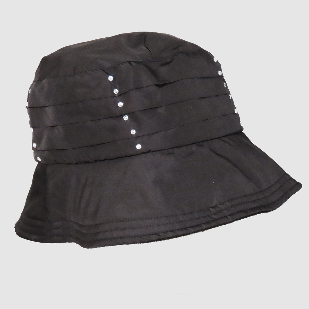 Cappello da pioggia con strass