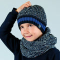 Set bimbo morbido con filato bottonato - 4/8 a