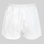 Boxer da uomo bianco in popeline - 100%cotone - tg 3(S) retro