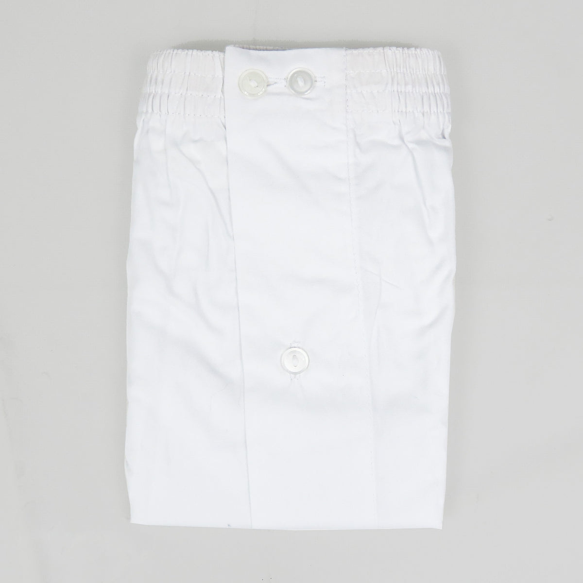 Boxer da uomo bianco in popeline - 100%cotone - tg 3(S) piegato