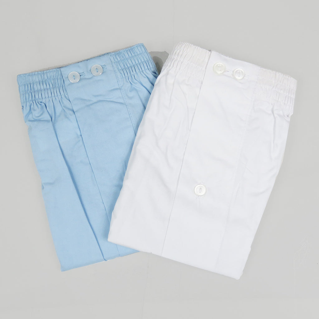 Pack 4 Boxer bianchi e azzurri - 100%cotone - tg 3(S)