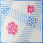 Simona - variante blu - fazzoletti da donna alta qualità