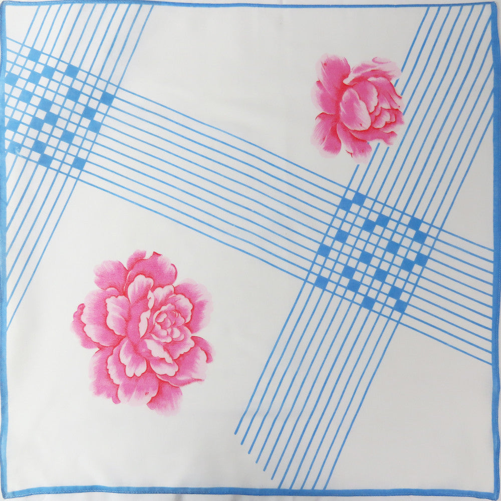 Simona - variante blu - fazzoletti da donna alta qualità