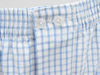 Dettaglio - Kent -Boxer da uomo a quadretti celesti - taglie forti 100% cotone