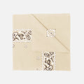 Bandana sabbia “PAISLEY” con stampa cachemire