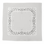 Bandana grigia “PAISLEY” con stampa cachemire stesa