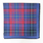 Edward- Fazzoletto da taschino scozzese blu