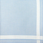 Variante blu - Roby - fazzoletto di cotone a quadretti blu pastello