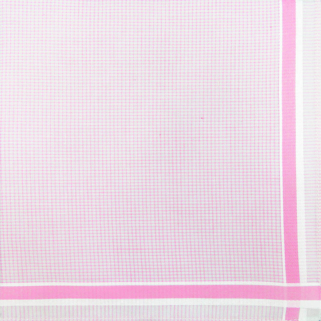 Variante rosa - Roby - fazzoletto di cotone a quadretti rosa pastello