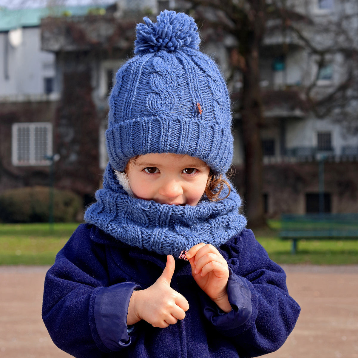 Cappello e scaldacollo con lurex e interno peloso- 2/6a