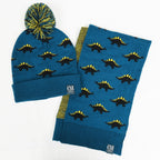 Cappello e sciarpa dinosauri- 6/10a