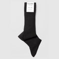 Calza Principe lunga a coste in filo di scozia doppia resistenza nero