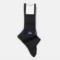 Calze lunghe in lana fine elasticizzata - Colombo Milano 1911 - nero