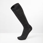 Calze lunghe in lana fine elasticizzata - Colombo Milano 1911 - antracite indossata