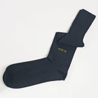 Calze lunghe Warm cotton con iniziali ricamate