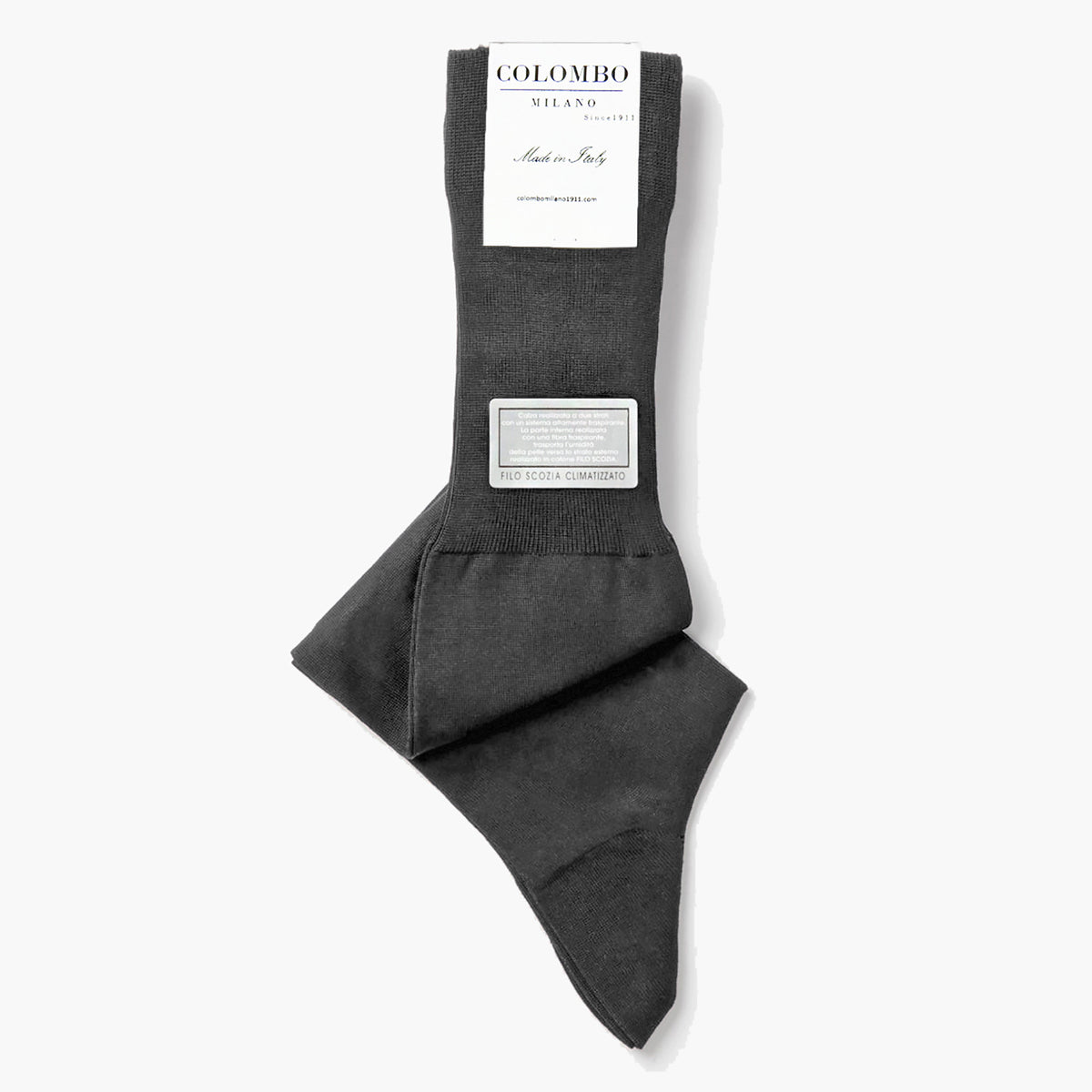 Calze lunghe rasata fresh & dry antracite - Colombo Milano 1911