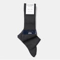 Calze lunghe in lana fine elasticizzata - Colombo Milano 1911 - antracite