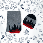 Completo bimbo skyline di New York flat lay
