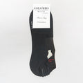 Calze invisibili salvapiede con grip color nero