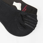 Calze invisibili salvapiede con grip color nero dettaglio