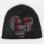 ZOEY nero- cappello bimba con scritte di strass