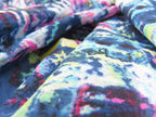 Dettaglio - Sciarpe primaverili estive - sciarpa pareo di cotone colorata con stampa astratta