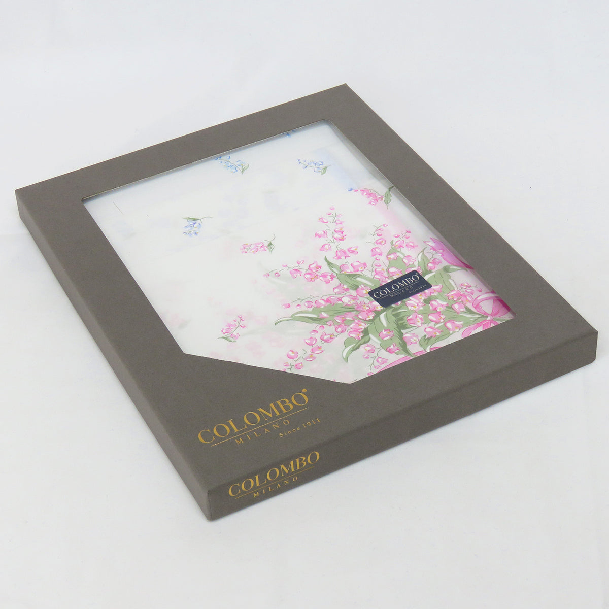 Grazia dozzina- 12 fazzoletti con mazzi di campanule