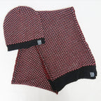 Cappello e sciarpa punto riso
