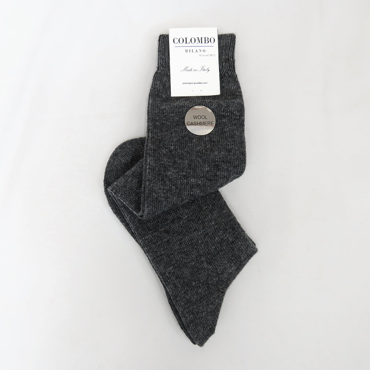 Calze da donna lunghe in caldo Cashmere antracite
