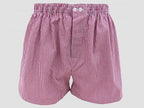 Modello - Kent - Boxer da uomo in cotone a quadretti rossi