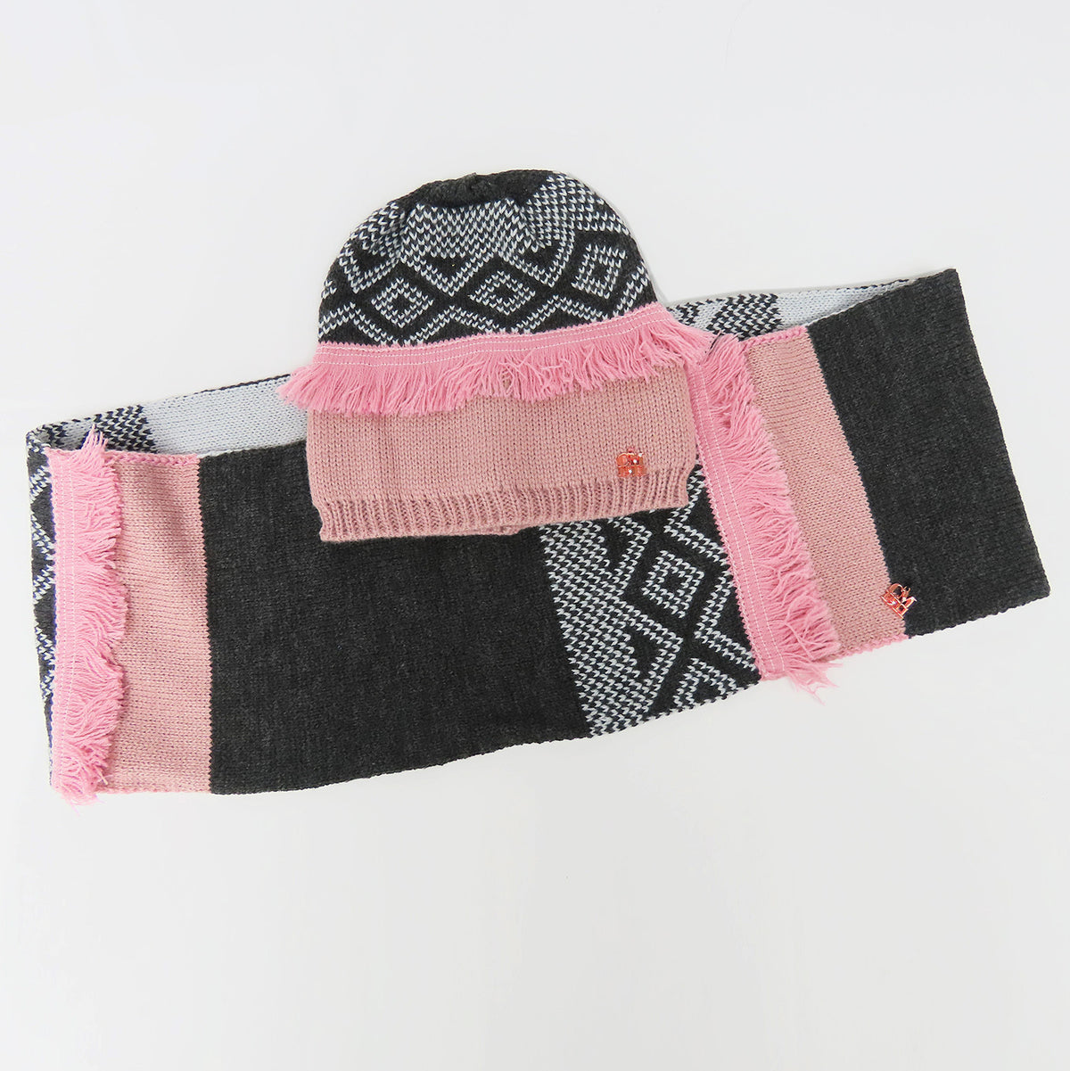 Cappello e sciarpa bimba patchwork - 4/9a