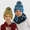 Set berretto e sciarpa jacquard “NEW YORK”